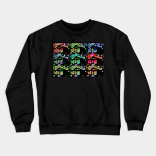 Colorful Tea House Dreams Crewneck Sweatshirt